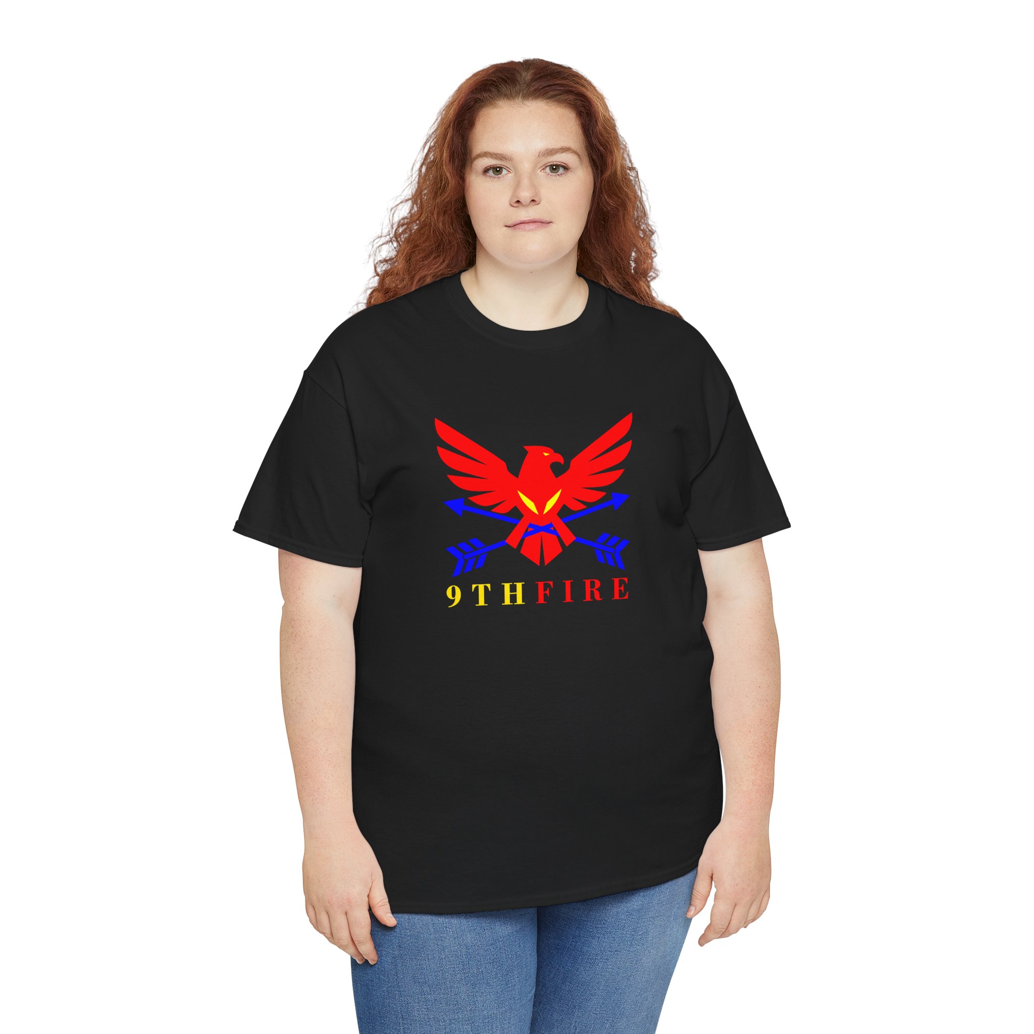 10598578998739495849_2048.jpeg 9thfire Bold Red & Blue Firebird Graphic Tee - Image 9
