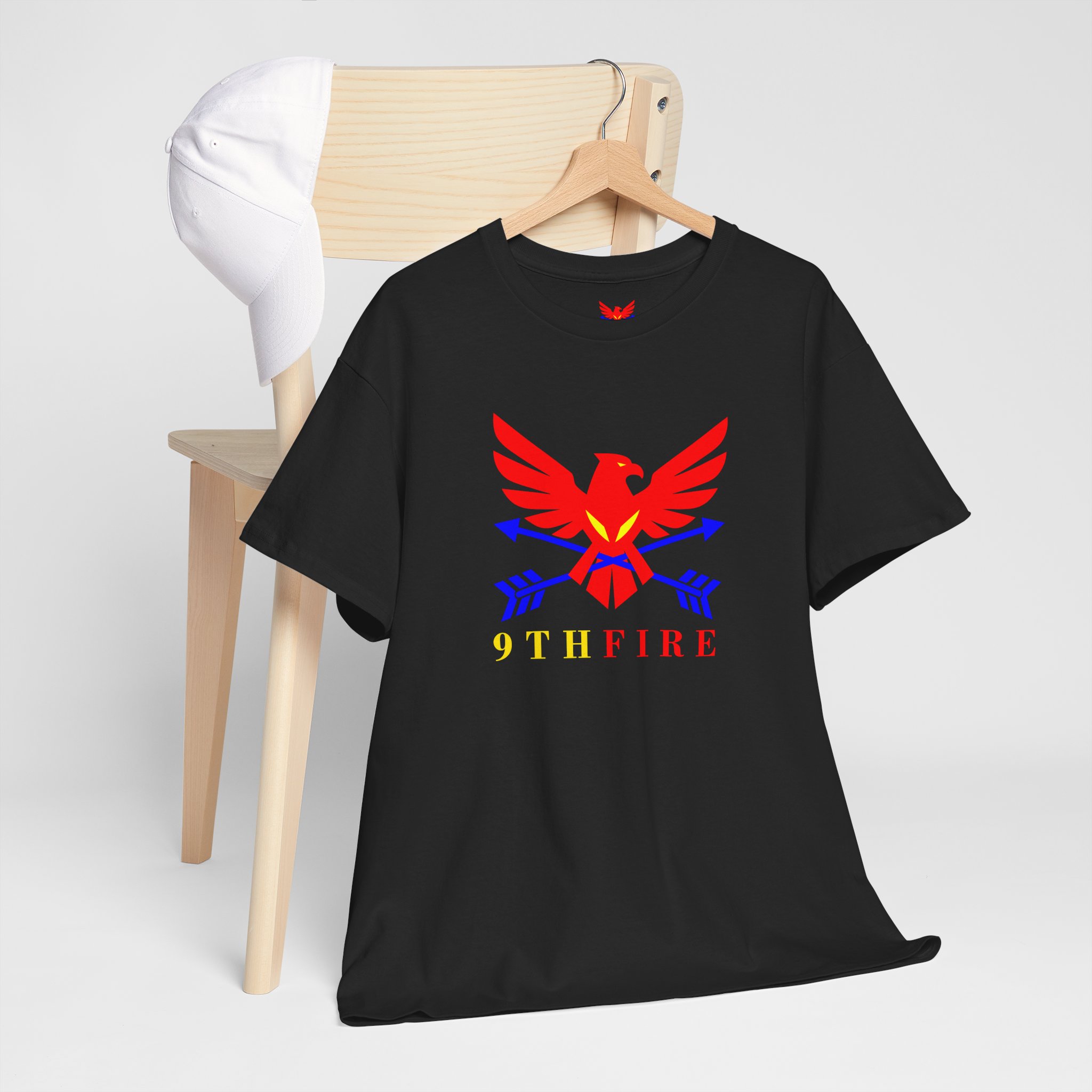 15802934269001248188_2048.jpeg 9thfire Bold Red & Blue Firebird Graphic Tee - Image 4
