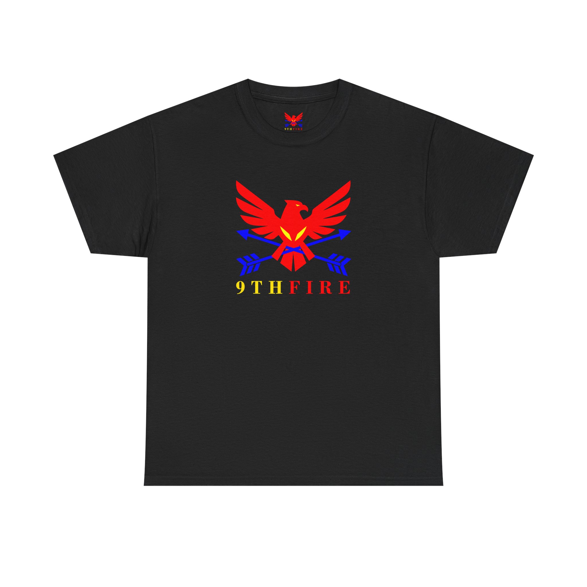 16711174999028492916_2048-1.jpeg 9thfire Bold Red & Blue Firebird Graphic Tee