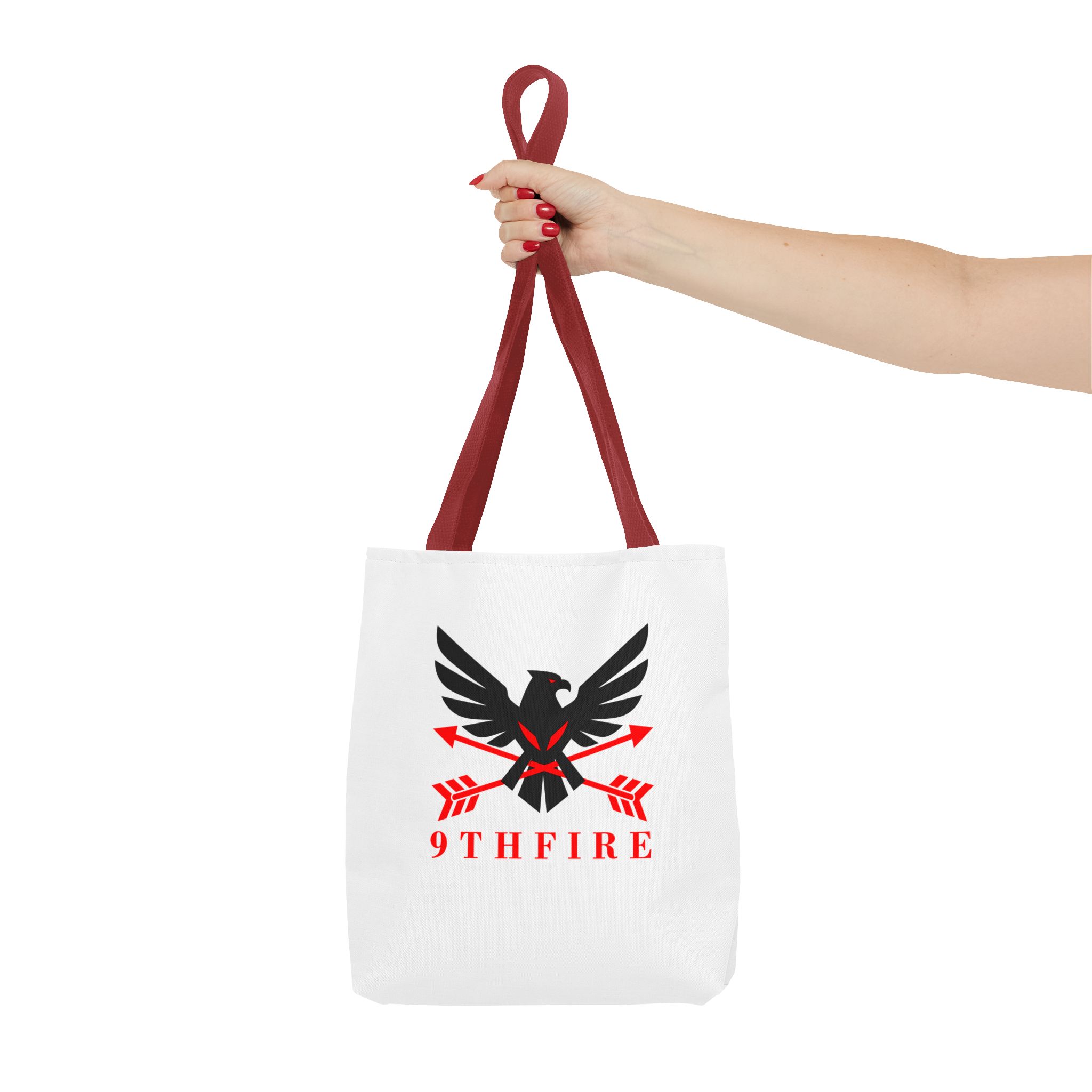2482327934705925176_2048-3.jpeg 9THFIRE Tote Bag — Graphic Arrow Emblem All-Over Print - Image 8