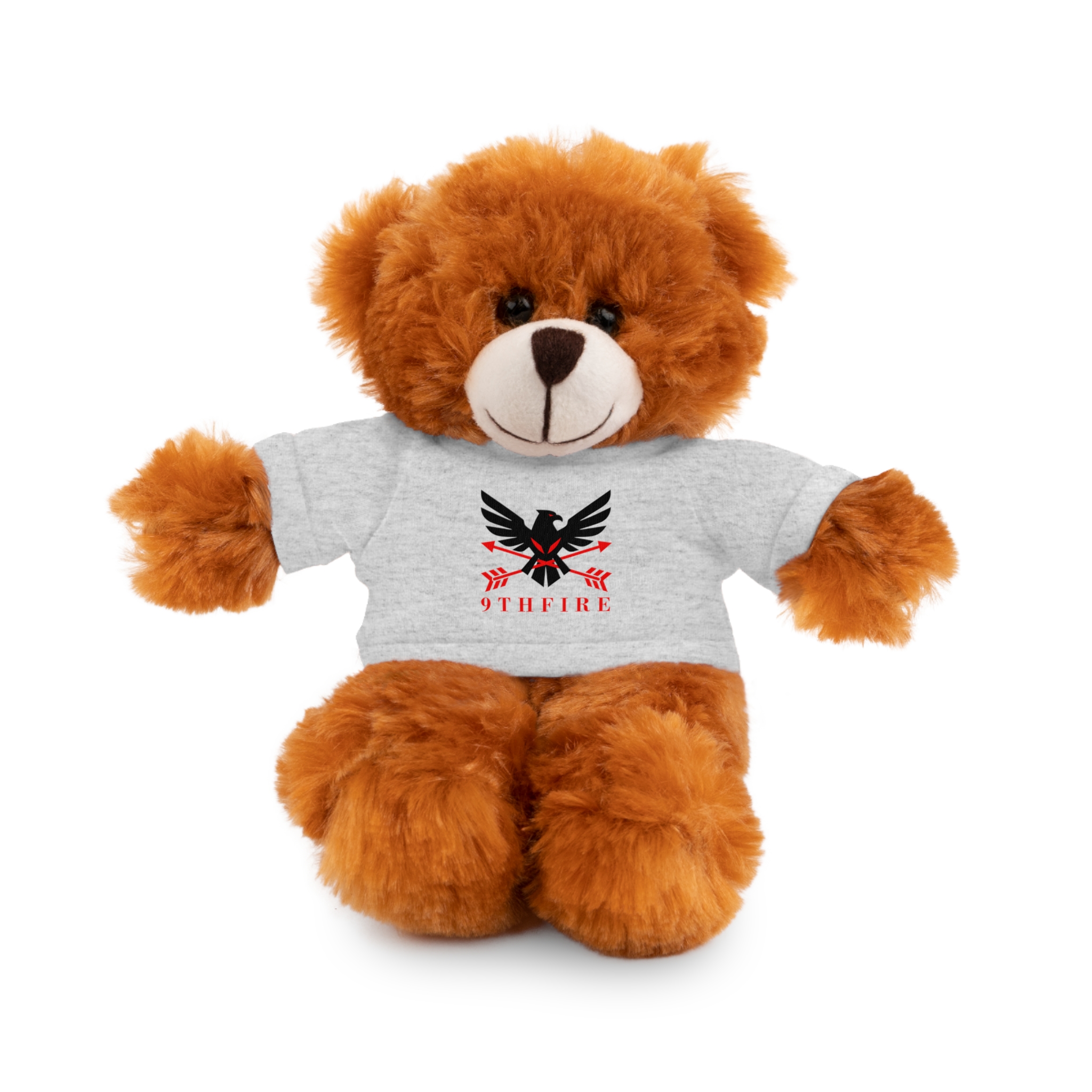 5084456383900958715_2048.jpeg Cozy Plush Bear Wearing 9thfire Graphic T-Shirt (Perfect Gift)