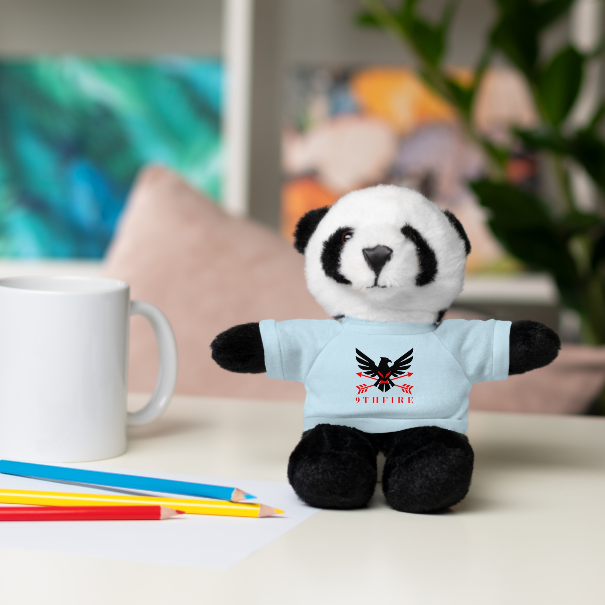 6931302328118413688_2048.jpeg Cozy Plush Bear Wearing 9thfire Graphic T-Shirt (Perfect Gift) - Image 87