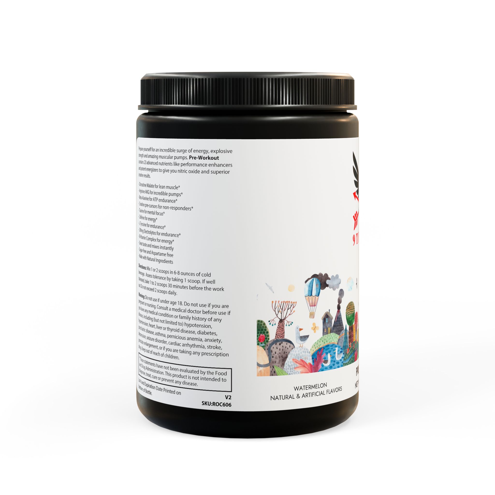 12261796074543678972_2048-1.jpeg Pre-Workout Supplement, Watermelon (300g, 10.58oz) - Image 2