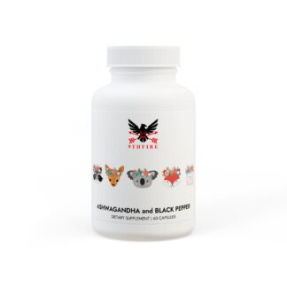 Ashwagandha and Black Pepper Supplement (60 capsules)