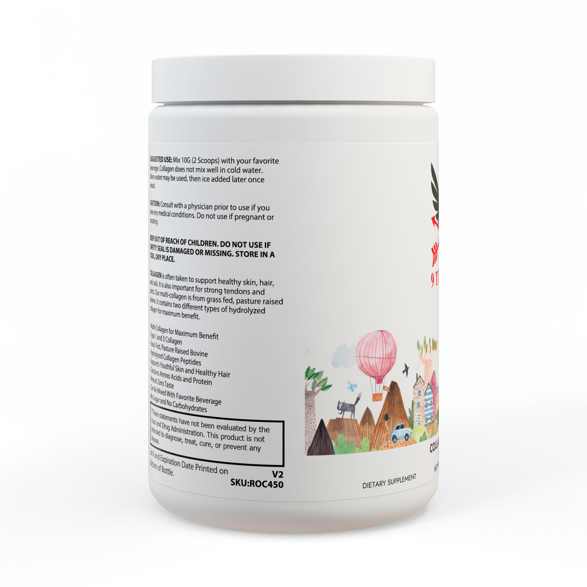 6756708655509799776_2048-1.jpeg 9thFire Collagen Peptides Type I & III Supplement (350g, 12.3oz) - Image 2